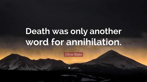 another word for annihilation.